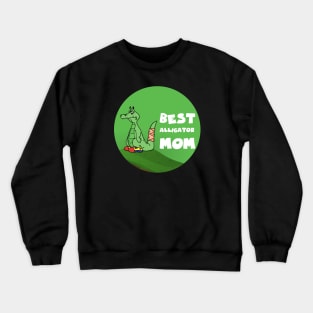 Best alligator mom Crewneck Sweatshirt